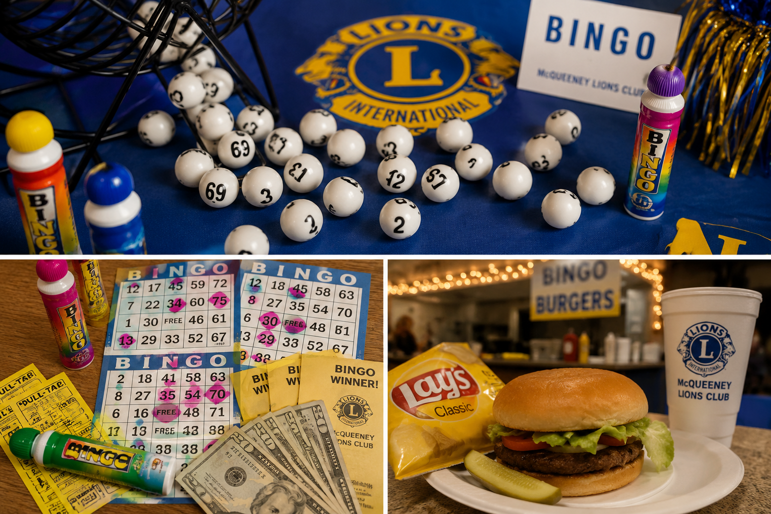 Thursday night Bingo at McQueeney Lions Club